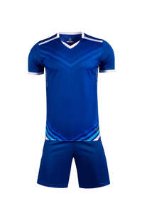 2025 индивидуальная сублимационная 100% униформа из полиэстера, Футбольная майка, тренировочные шорты, комплекты командного футбола - Product Image 4