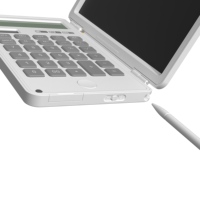 Calculatrice Bloc-Notes Pliable avec Tablette Graphique Bloc-Notes Dessin Bloc-Notes Électronique Portable Intelligent LCD Kit d'Écriture Intelligent