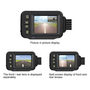 Caméra embarquée pour moto de 2 pouces avec écran IPS, double objectif, enregistreur vidéo avant et arrière, caméra d'<span class=keywords><strong>action</strong></span> sportive IP67 pour toutes les motos - Product Image 6