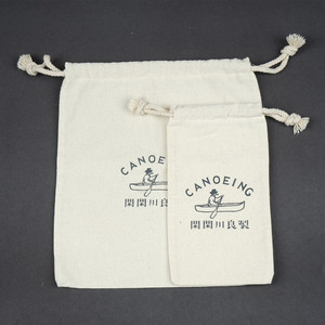 Custom Printed logo Eco Friendly Canvas Recyclable Reusable Cotton <b>Drawstring</b> <b>Bag</b>, logo Printing Cotton Pouch - Product Image 4