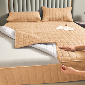 Protector de Colchón de Cobertura Total en Seis Lados, Cubre Colchón Grueso con Cremallera Completa Desmontable y Antideslizante - Product Image 4