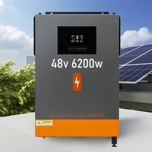 Zonne-Energie Omvormer Prijs Powmr Hybride 5kw Split Fase 120V 240V 8kw Systeem Kopen Thuis Pv Zonne-Energie Omvormer Powmr Hybride Omvormer