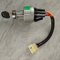 COMMUTATEUR D'EXCAVATEUR ASSY KEY 60070-96-00002 600709600002 pour Shantui SE215 SE240 SE350 EXCAVATOR Key Switch
