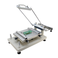 Impresora de Plantillas de Pasta de Soldar para PCB sin Marco PTR-C300 de Escritorio, 300x400 mm, Máquina Manual para Impresión de PCB para Línea de Producción de PCB