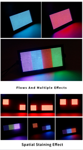 Shehds éclairage 8 sections stroboscopique <span class=keywords><strong>DMX</strong></span> 200W RGB LED lumière de lavage stroboscopique pour scène - Product Image 5