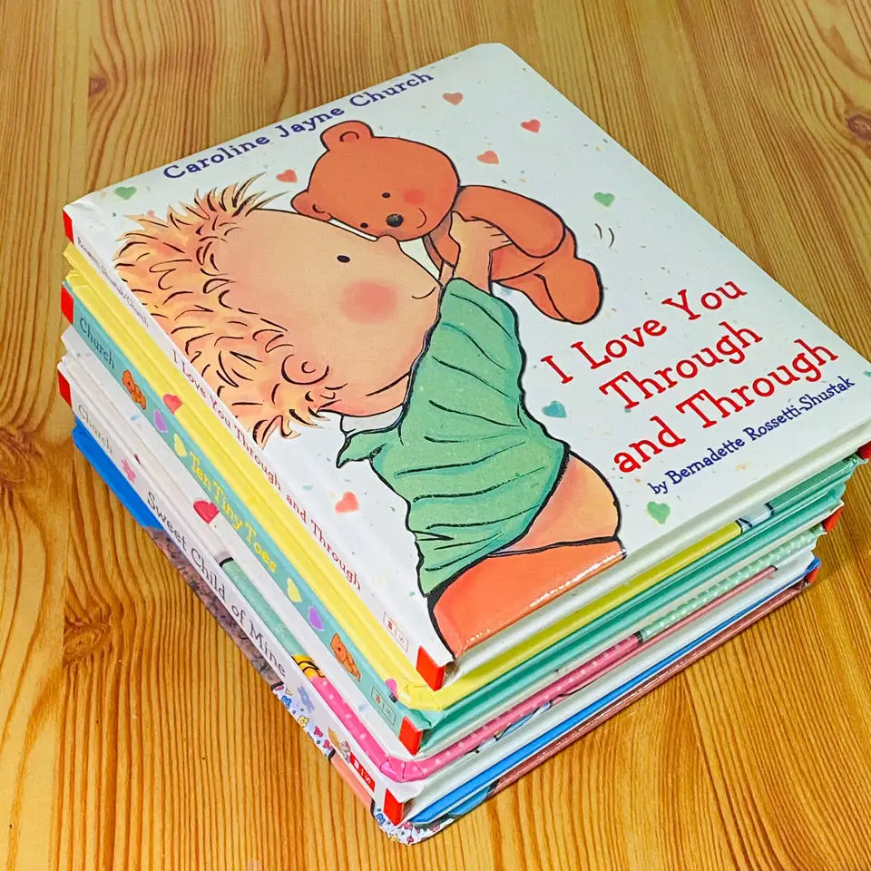 Wholesale kid books 6 pcs/set Good Night I Love board books for children