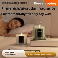 Bougie artisanale en cire de soja, cadeau souvenir, pour la maison, la chambre, boîte cadeau haut de gamme en forme de tasse