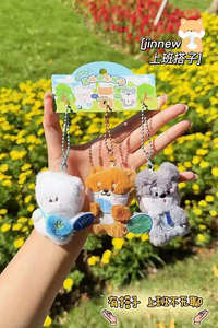 Nouveau porte-clés en peluche moelleux, breloque suspendue, accessoire de sac mignon pour étudiante, série de poupées, cadeaux en gros - Product Image 5