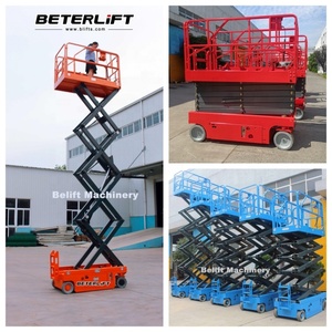 Bán Buôn 6M 8M 10M <span class=keywords><strong>12M</strong></span> 14M 16M Điện Tự Hành Di Động Thủy Lực Scissor Lift Cho Bán - Product Image 2