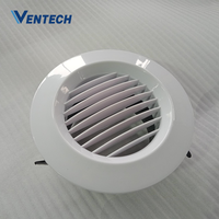 Ventech VDV-A3 – Diffuseur de retour d'air circulaire moderne en plastique pour plafond, pour système de ventilation CVC