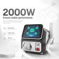 Machine de suppression de tatouages au laser Nd:YAG de bureau en gros, laser picoseconde pour l'élimination non invasive des pigments