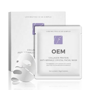 <span class=keywords><strong>Mascarilla</strong></span> Facial de Colágeno Bio Real, OEM/ODM, Hidratación <span class=keywords><strong>Intensa</strong></span> de la Piel, Rejuvenecimiento, Antienvejecimiento, Blanqueamiento, Mascarillas Faciales Orgánicas - Product Image 2