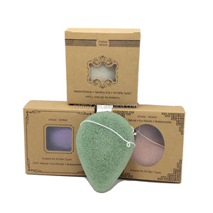 Éponge de bain <span class=keywords><strong>konjak</strong></span> naturelle en forme de vague de marque OEM avec enfants et adultes - Product Image 1