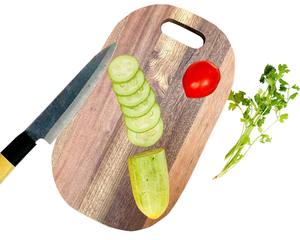 Planche à découper extra large en bois d'acacia, planche à découper de boucher, bloc de découpe de cuisine, emballage personnalisé avec logo, boîte chaude - Product Image 4