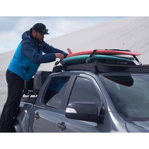 Kit de galerie de toit pour <span class=keywords><strong>Ford</strong></span> <span class=keywords><strong>Ranger</strong></span> T6 <span class=keywords><strong>Wildtrak</strong></span> Raptor(2012-2022) 4x4 tout-terrain/SUV accessoires extérieurs porte-bagages avant - Product Image 6