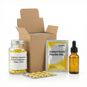 Sophora Japonica-extract Rutin Cardiovasculair ondersteuning Anti-oxidatie Leverreinigend ingrediënt Poeder Gezondheidsvoeding - Product Image 6