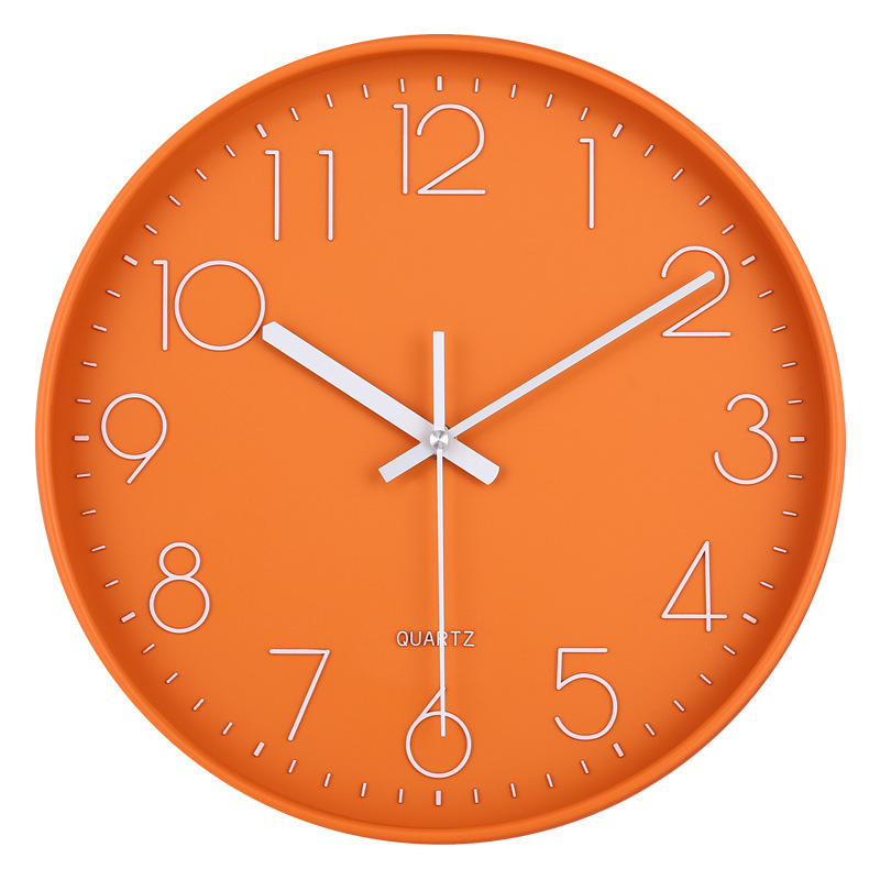 ตัวอักษรสีส้มและสีขาวแบบไดนามิก 3 มิติ