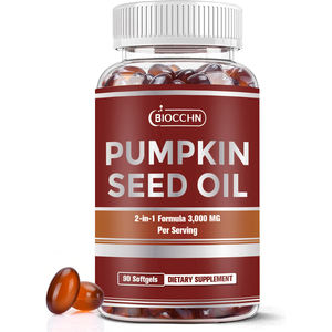 Kapsul minyak biji labu-2 in 1 suplemen kapsul <span class=keywords><strong>Softgel</strong></span> untuk pertumbuhan rambut padat, mendukung kesehatan kulit Jantung Rambut - Product Image 1