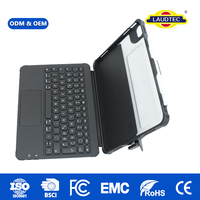 Étui clavier folio OEM avec trackpad pour iPad A16 – Sans batterie, certifié CE/RoHS pour l'éducation/les entreprises, commande en gros