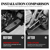 Repose-pieds avant pour moto, pédales de conducteur, plateformes pour Harley Touring Electra Glide Softail Road King Trike