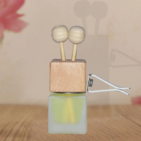 Vente en gros de bouteille d'aromathérapie vide avec clip de sortie d'air de voiture de décoration avec diffuseur bâton avec logo
