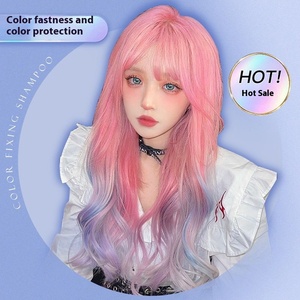 Champú en crema orgánica <span class=keywords><strong>para</strong></span> protección del color del cabello Colores sólidos con tinte amarillo Púrpura Gris <span class=keywords><strong>Azul</strong></span> Rojo Rosa - Product Image 3