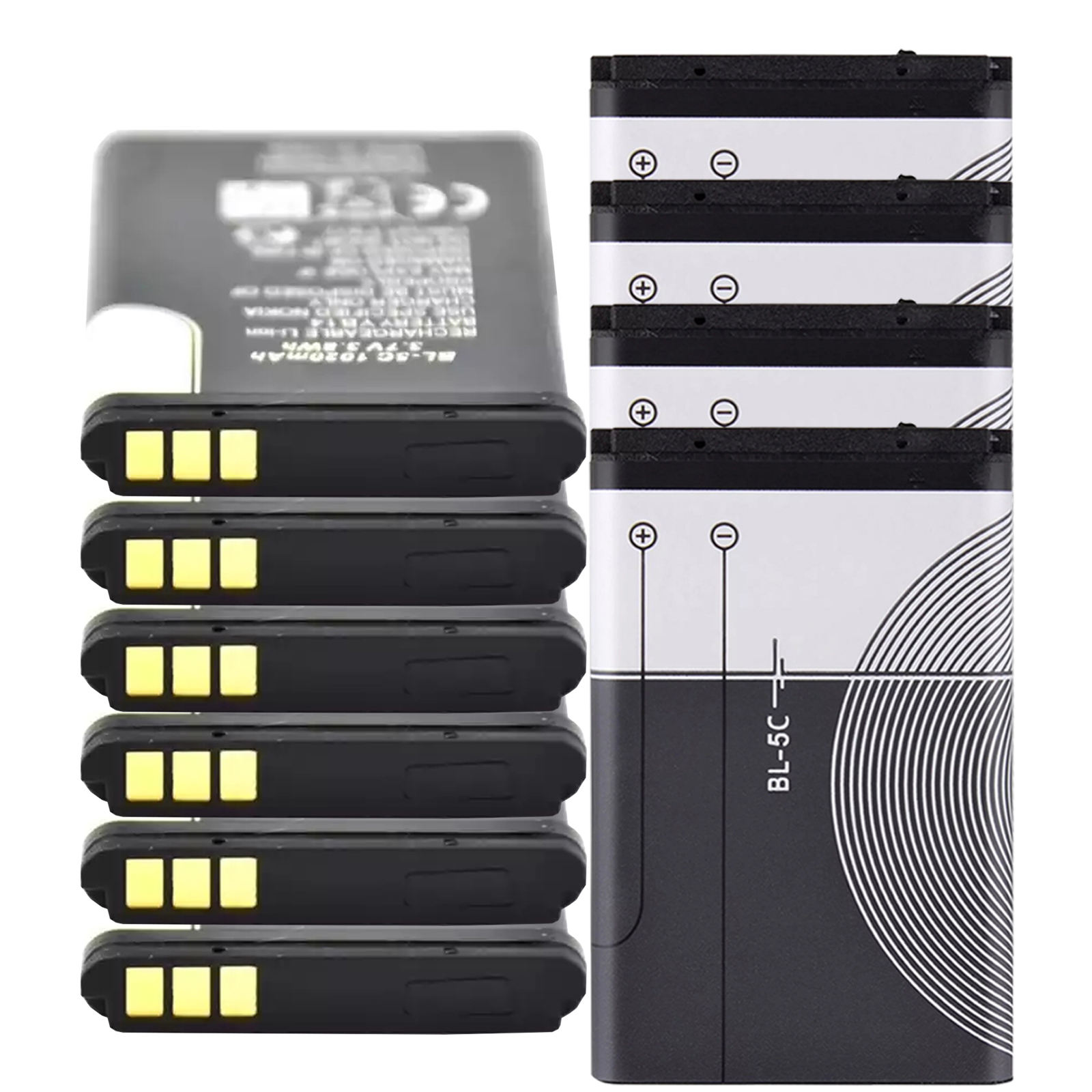 Batteria Originale Nokia BL-5C 1020mAh - Per Nokia 207, 208, Asha Series E Altri