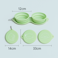 JZ Portable pliable bol pour animaux de compagnie Silicone chien et chat boire plat d'alimentation voyage en plein air bas quantité minimale de commande personnalisé
