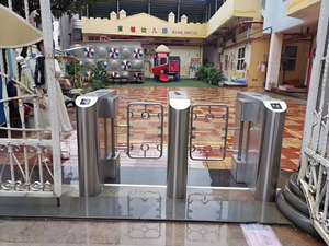 Tourniquets à fort trafic <span class=keywords><strong>Metro</strong></span> Contrôle d'accès facial Rfid Qr personnalisable <span class=keywords><strong>Tourniquet</strong></span> oscillant anti-talonnage bidirectionnel - Product Image 4