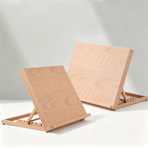 Chevalet de table A2/A3 pliable et réglable en hauteur pour peinture, croquis, peinture à l'huile ; Ensemble de planches à dessin en bois de hêtre - Product Image 3