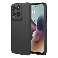 Pour Motorola G56 5G coque en silicone, doublure en microfibre antichoc souple TPU Gel couverture de téléphone en caoutchouc pour Motorola Moto G56 G55 G85