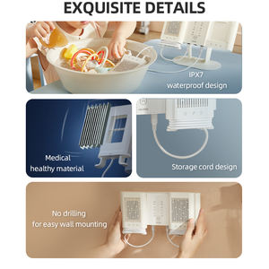 جهاز تعقيم كهربائي متعدد الوظائف للاستخدام المنزلي، منظف وغسالة للطعام، آلة تنظيف وتعقيم لتنقية الفواكه والخضروات - Product Image 4