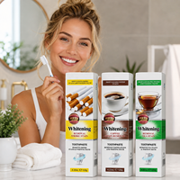 Dentifrice blanchissant 120g, éliminateur de taches, café, thé, fumée, mauvaise haleine, rafraîchisseur d'haleine, menthe, soins bucco-dentaires