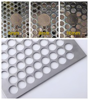 Grillage métallique perforé galvanisé pour système de ventilation industrielle, couverture de conduit