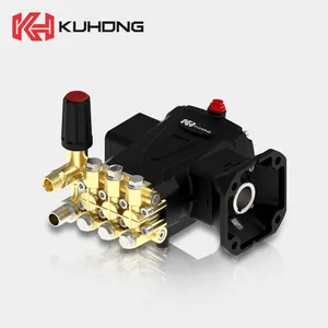 KUHONG pompa mesin cuci, pompa mesin cuci Plunger Horizontal tekanan tinggi air kekuatan listrik 2.2 KW 3.0 HP 100bar