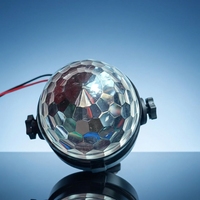 Boule de cristal de 74 mm, boule magique lumineuse, tension DC12V, haute luminosité, couleur vibrante