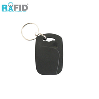 Porte-clés RFID personnalisé RAFID MF 1K NFC Porte-clés EM4200 Porte-clés RFID ABS étanche/résistant aux intempéries, mini étiquette RAFID/OEM