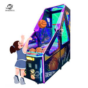 Máquina de Tiro LCD para Deportes en Interiores, Centro Comercial MAKER, Máquina de Juegos de Arcade que Funciona <span class=keywords><strong>con</strong></span> Monedas, Máquina de Baloncesto de Tiro Individual - Product Image 1