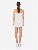 Robe Courte Décontractée Moulante pour Femme 2026 Nouvelle Collection Col Carré Sans Manches Fente Latérale Fleurie Tendance Streetwear