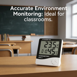 Termómetro-Higrómetro Digital LONN HTC-1, Temperatura Interior y Exterior, Índice <span class=keywords><strong>de</strong></span> Confort, Reloj Despertador, Pantalla LCD, Precisión 1, ABS, Hogar - Product Image 6