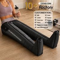 Masseur de jambes à compression d'air Bottes de récupération pieds jambes Pressothérapie Percussion