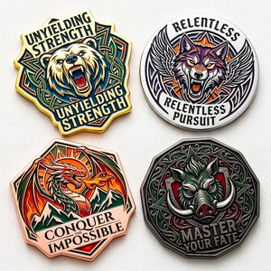 Produttore di Monete, Vendita all'Ingrosso di Monete Commemorative in <span class=keywords><strong>Metallo</strong></span> 2D/3D Bifacciali Dorate, Monete Personalizzate e Commemorative - Product Image 1