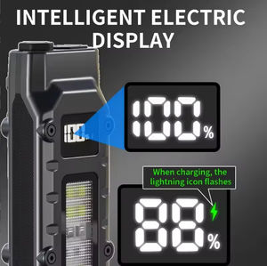 Linterna Táctica EDC Inteligente de Alto Brillo, Ultrafina, Súper Brillante, Recargable, para Caza al Aire Libre - Product Image 4