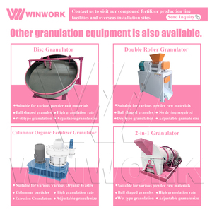 Ligne de production de granulés d'<span class=keywords><strong>engrais</strong></span> organique composite WINWORK, granulateur de compost de fumier animal, usine d'<span class=keywords><strong>engrais</strong></span> agricole - Product Image 3