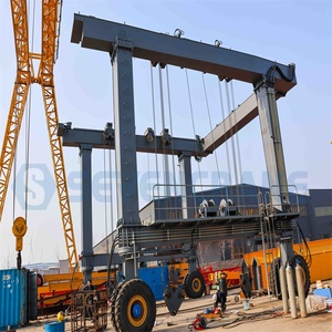 رافعة جسرية متنقلة بإطارات مطاطية بسعة 10 طن و20 طن و40 طن لرفع الحاويات في الموانئ والساحات - Product Image 2