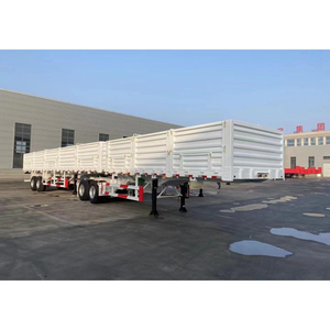 Eleph 20ft 40ft Container Flat Bed Twin Cargo <b>Trailer</b> Superlink Side Wall Semi <b>Trailer</b> - Product Image 2