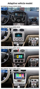 Lecteur DVD de voiture <span class=keywords><strong>Android</strong></span> 13 7/9 "pour <span class=keywords><strong>Ford</strong></span> <span class=keywords><strong>Focus</strong></span> 2005-2020 <span class=keywords><strong>MK2</strong></span>/MK3/MK4 CarPlay écran autoradio <span class=keywords><strong>Android</strong></span> - Product Image 3
