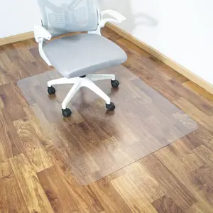 Tikar kursi kantor, untuk kayu keras & lantai ubin 55 "x 35" tikar kursi bening