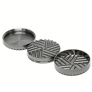 63mm 3 couches en alliage de zinc broyeur à cigarettes Biscuit <span class=keywords><strong>vanille</strong></span> broyeur tabac - Product Image 5