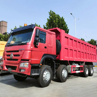 Service OEM Camion benne d'occasion Sinotruk Howo 6x4 8x4 371hp 375hp 380hp 10 roues pour l'exploitation minière en vente